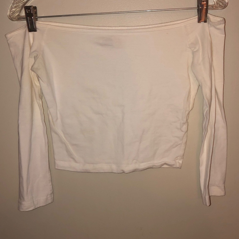 Hollister Off The Shoulder Crop Top